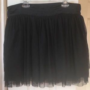 NWOT Cute black tool skirt.